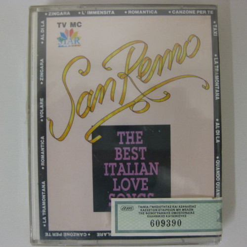 San Remo The Best Italian Love Songs double cassette new, sealed