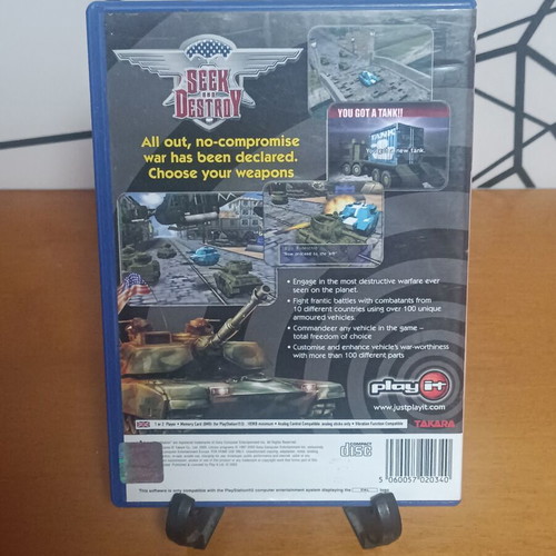 Seek and Destroy PlayStation 2 game like new