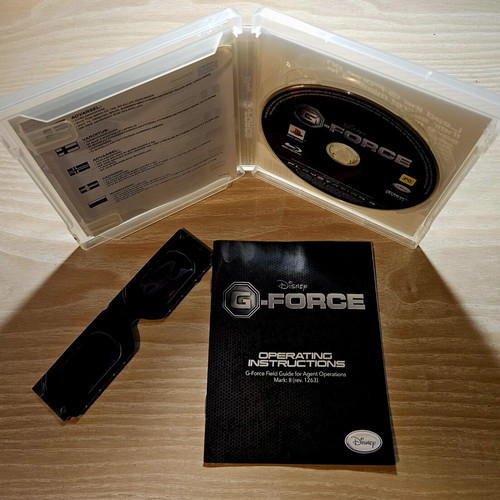 G-Force PS3 game complete edition with 3D glasses and manual, like new