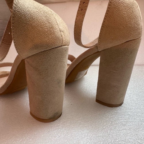 Plato beige suede suede leather pumps used size 37