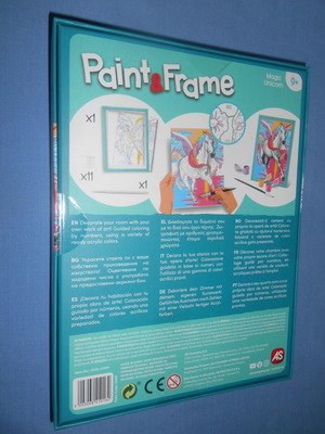 Paint & Frame Magic Unicorn new paint-by-numbers set
