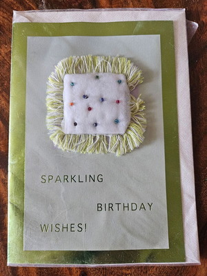 Birthday greeting card new