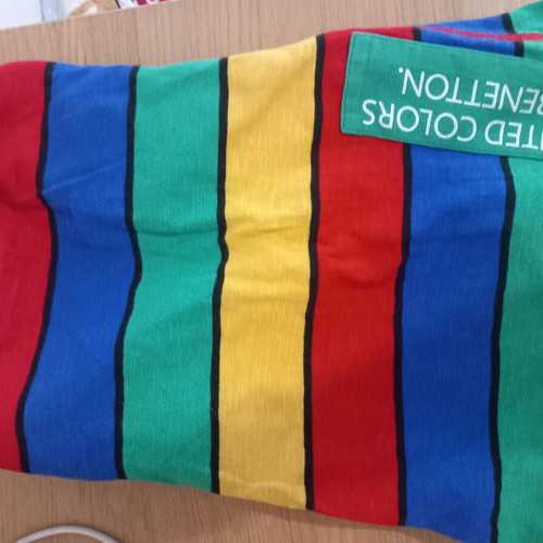Benetton children's striped cotton shirt like new for ages 3-4