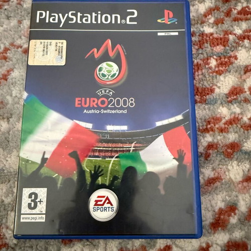 UEFA Euro 2008 PlayStation 2 used with Italian cover