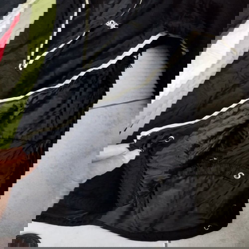 Unisex χειμερινό μπουφάν Νο S/P σαν καινούργιο, μαύρο και πράσινο