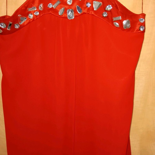 Red formal dress Giorgio Ajutanti XL like new