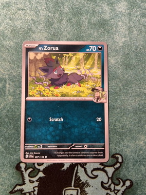 N’s Zorua κάρτα Pokemon μεταχειρισμένη