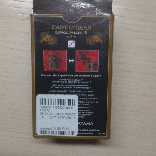 Cast Puzzle Cast O' Gear new