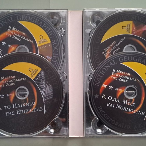 The Great Encyclopedia of Life 8 DVD set National Geographic like new