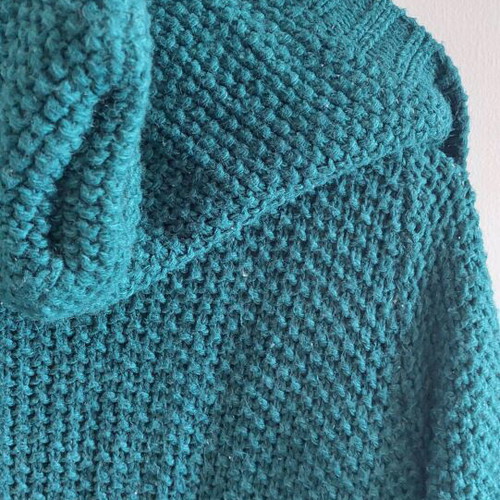 H&M wool cardigan like new, blue, small-medium