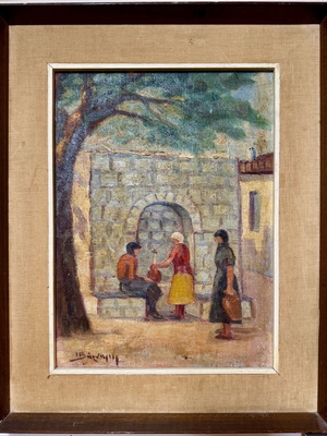Ioakeim Varnalis painting used with 42x53 frame