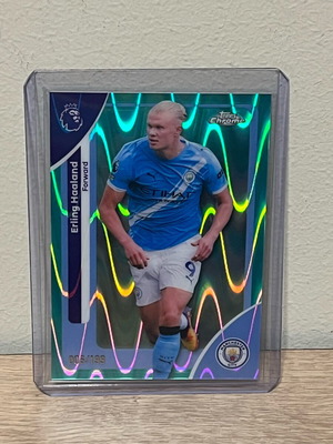 Κάρτα Erling Haaland /199 Aqua Manchester City Topps Chrome EPL καινούργια
