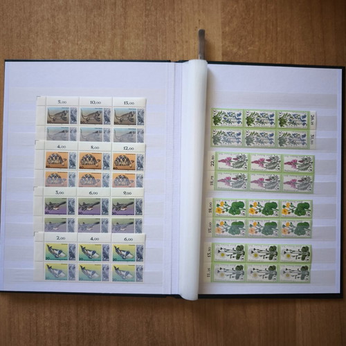 Berlin Collection of 50 Unused Lux Stamp Sheets in A4 Album