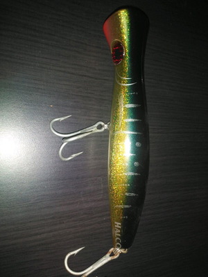 Halco Roosta Popper 115gr 20cm for big tuna fishing