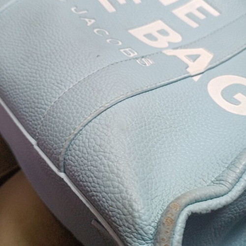 Marc Jacobs The Tote Bag leather like new, turquoise