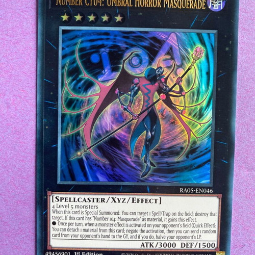 Number C104: Umbral Horror Masquerade Yu-Gi-Oh! Card near mint