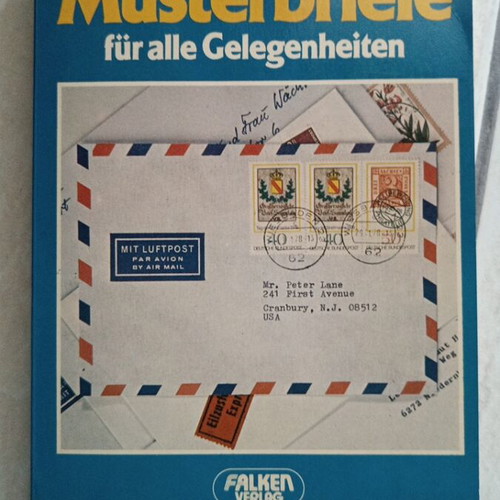 Musterbriefe German book like new, letter writing guide