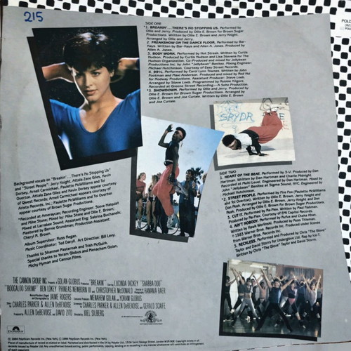 Original Motion Picture Soundtrack Breakdance 1984 like new