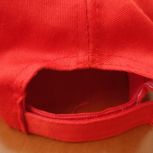 Jockey hat ROLY red like new, one size adjustable