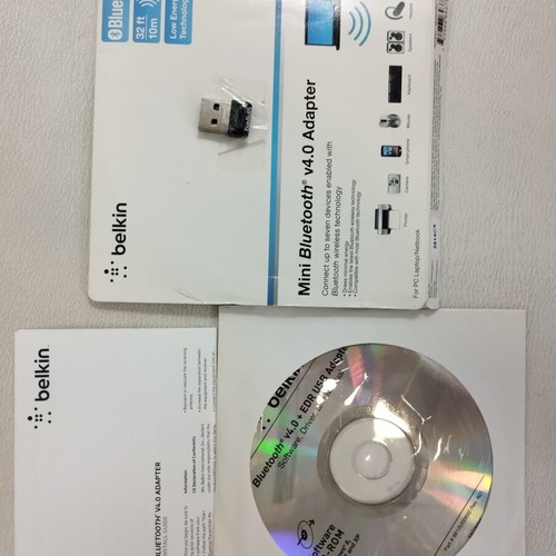 Belkin Mini Bluetooth USB Adapter USB-A 10m new