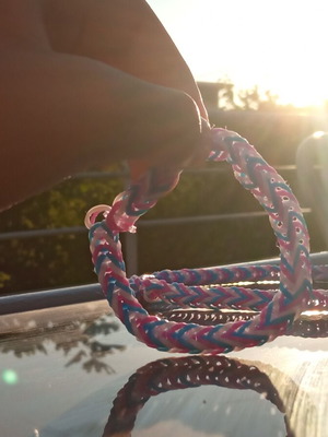 Summer bracelet and necklace set handmade