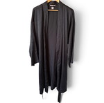 Victoria's Secret black satin robe, size XL XXL