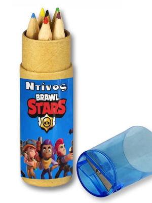 Brawl Stars colored pencils new, set of 10 with name
