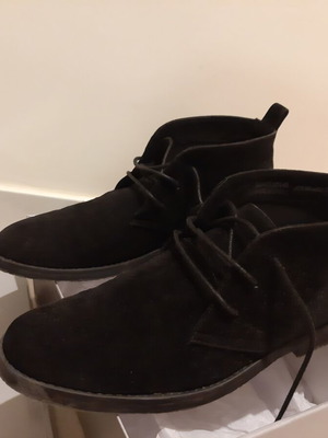 Migato leather suede ankle boots like new, size 43, black