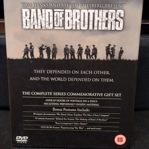 Band Of Brothers DVD box set, 6 discs, Greek subtitles