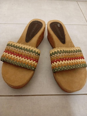 Montego Bay Club platforms like new, size 38, multicolored