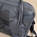 Crossbody bag, gray, 29×23×6.5 cm