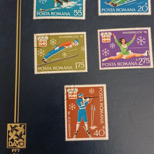 Romanian stamps 1976 new, pack of 5 pieces
