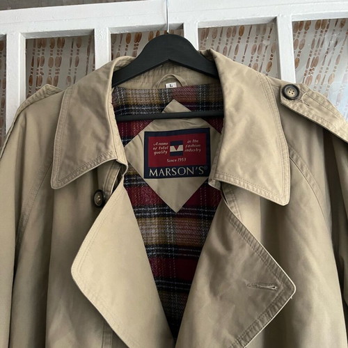 Marson’s trench coat used, size M, beige