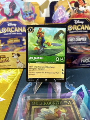 Κάρτα Disney Lorcana Don Karnage σε άριστη κατάσταση
