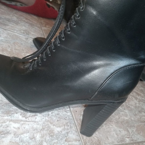 Tulipano women's leather boots like new, black, size 39