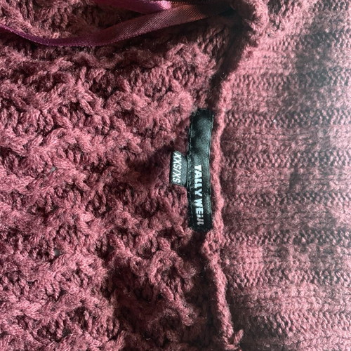 Knitted cardigan like new, purple, size XS