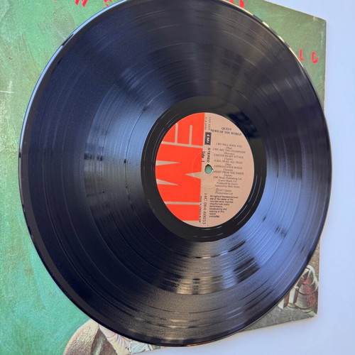 Queen News Of The World LP used, 1977 Greek first edition