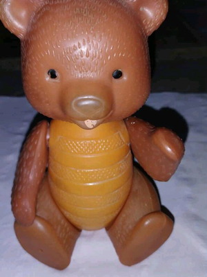 Russian Soviet Plastic Toy Bear Mishka from 1960s like new