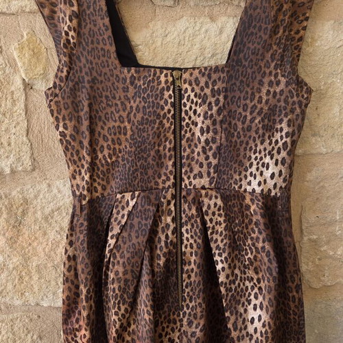 River Island Leopard Print Cocktail Dress like new, size M