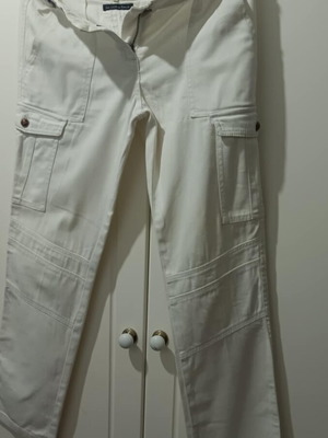 Aggressive pants white new, size S