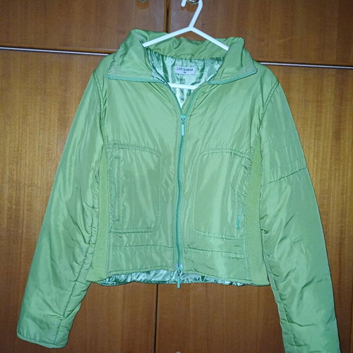 Women's jacket used, light green, size Medium