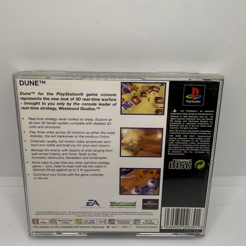 Dune PlayStation 1 game used