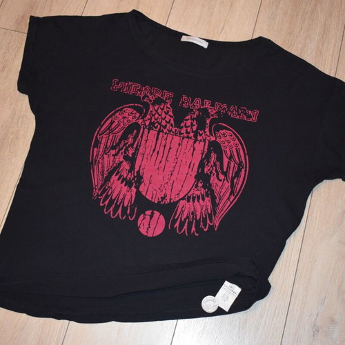 Pierre Balmain t-shirt size M used, black and red