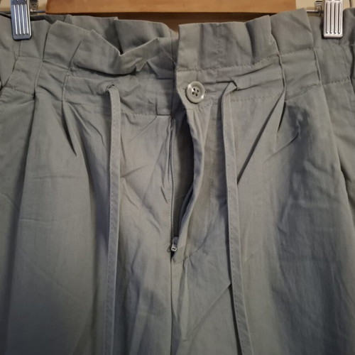 Pink Woman airy pants size L 40 12 like new, green