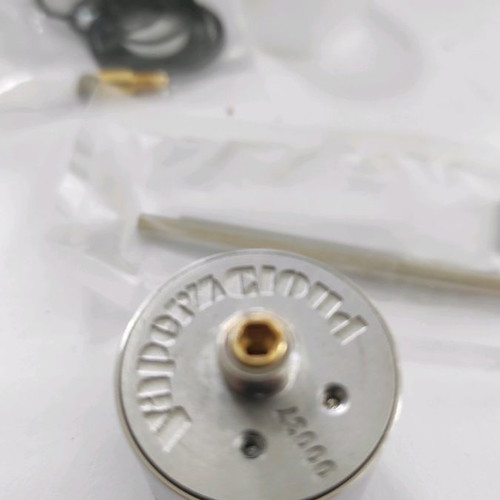 VaperzCloud Temple RDA 25mm brushed stainless steel like new