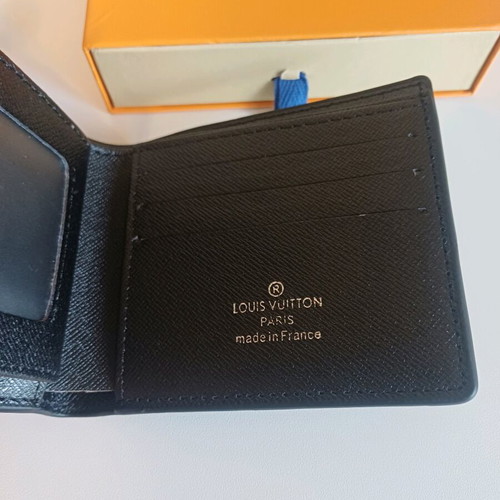 Louis Vuitton Monogram Eclipse wallet black like new