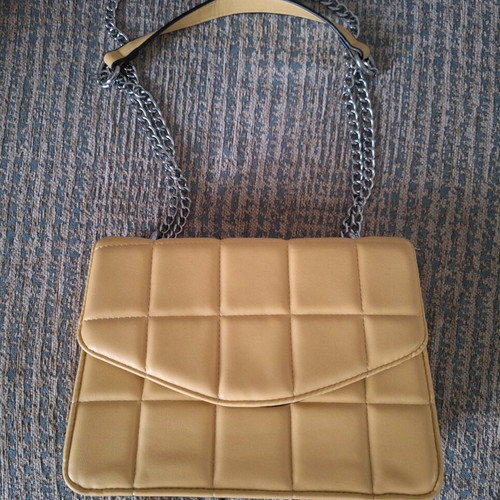 Shoulder bag spring new, pale yellow
