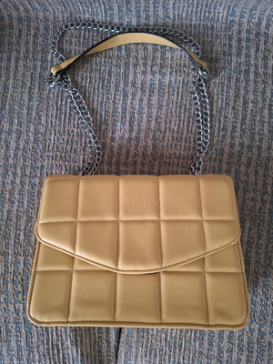 Shoulder bag spring new, pale yellow