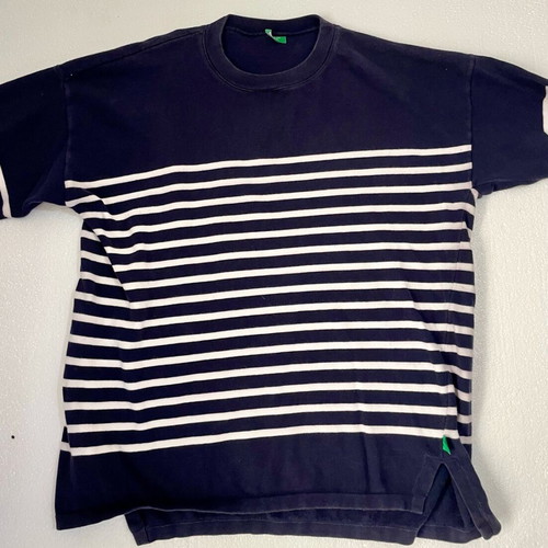 Marinière blouse United Colors of Benetton blue striped like new XL