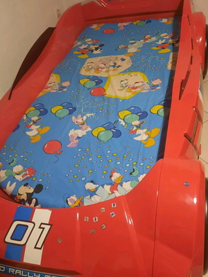 Cilek children's beds used, 2 pieces, red color